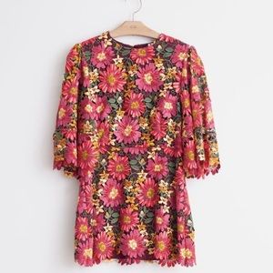 CO Collections floral blouse